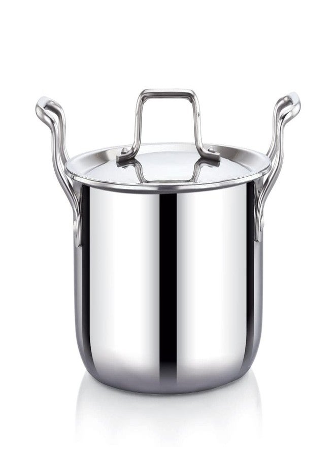 Praylady Nexon Series Triply 20 cm/2.0 L Stock Pot with SS Lid | Healthy, Non Toxic | Casserole | Biryani Pot | Sauce Pot | Induction Friendly | Stay Cool Handle - Image 1